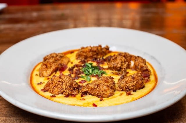 Nashville Chicken and Grits.